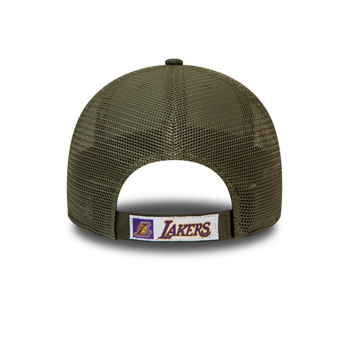 LA Lakers Home Field Camo 9FORTY Lippis Vihreä - New Era Lippikset Suomi FI-368094